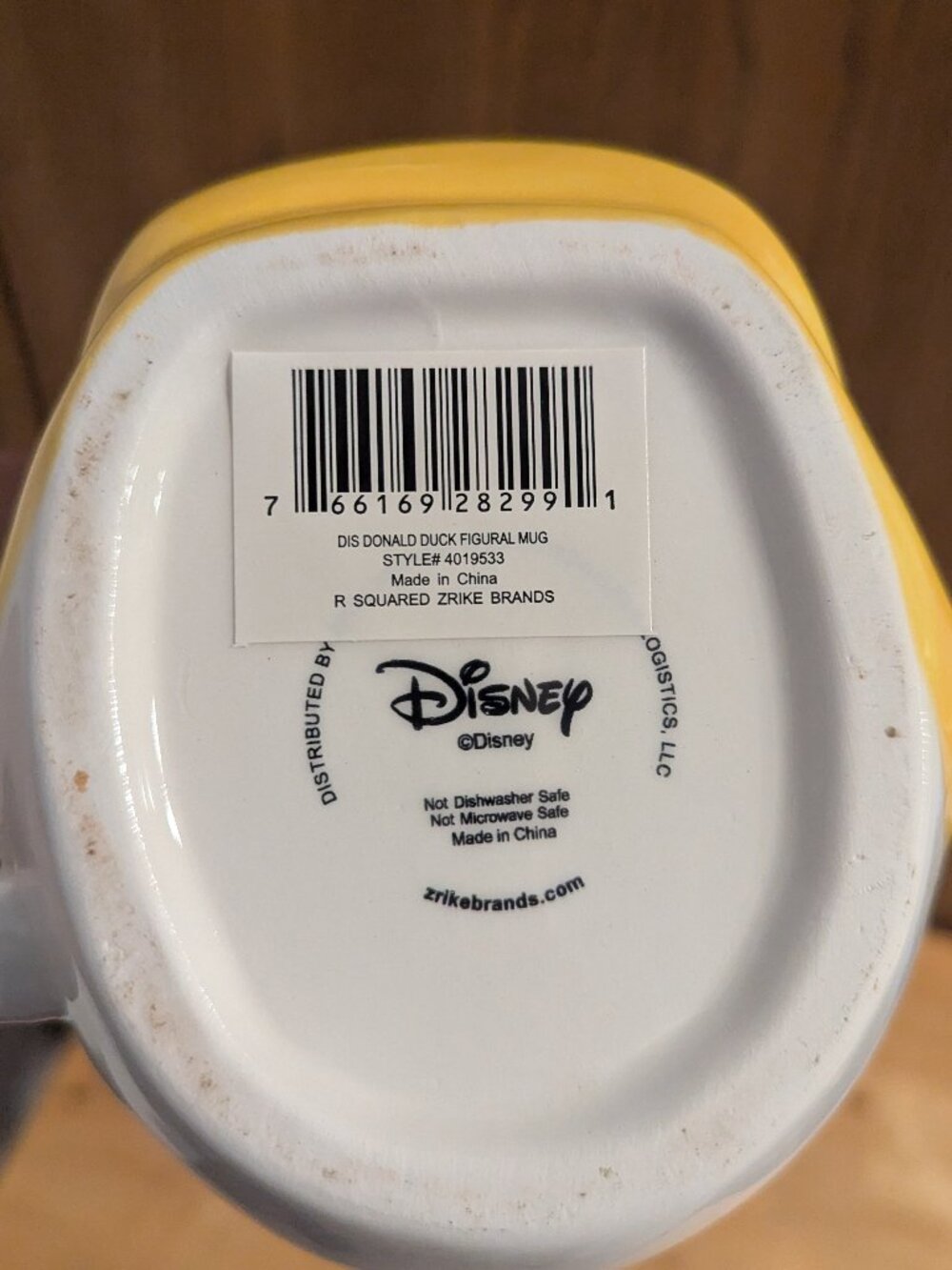 Donald Duck 3D Figural Mug Large Ceramic Disney Collectible Coffee Tea Hot Choc. - Picture 6 of 7